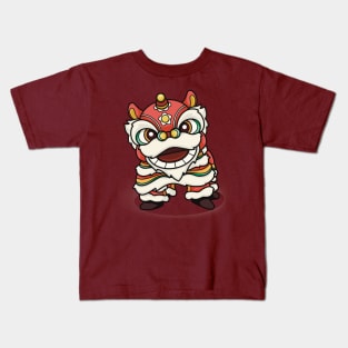 Lion Dancer Kids T-Shirt